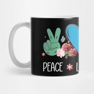 Peace Love Earth Save The Planet Mug